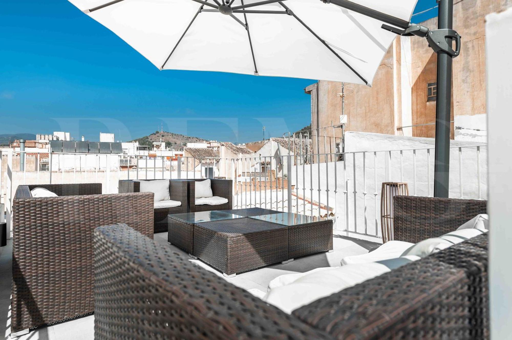 Penthouse & Private Rooftop In The Heart Of Malaga By Rems Exterior foto